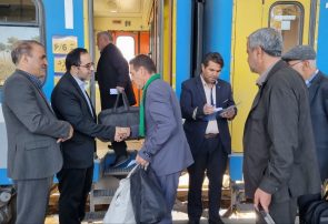 اعزام پیرغلامان یزدی به اجلاس مشهد اعزام پیرغلامان یزدی به اجلاس مشهد